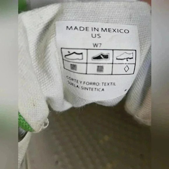 Crocs Hover Lace Up Canvas Athletic Tennis Sneaker Shoes Green Womens 7 US M - Picture 6 of 9